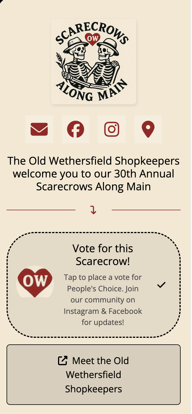 Scarecrows Along Main